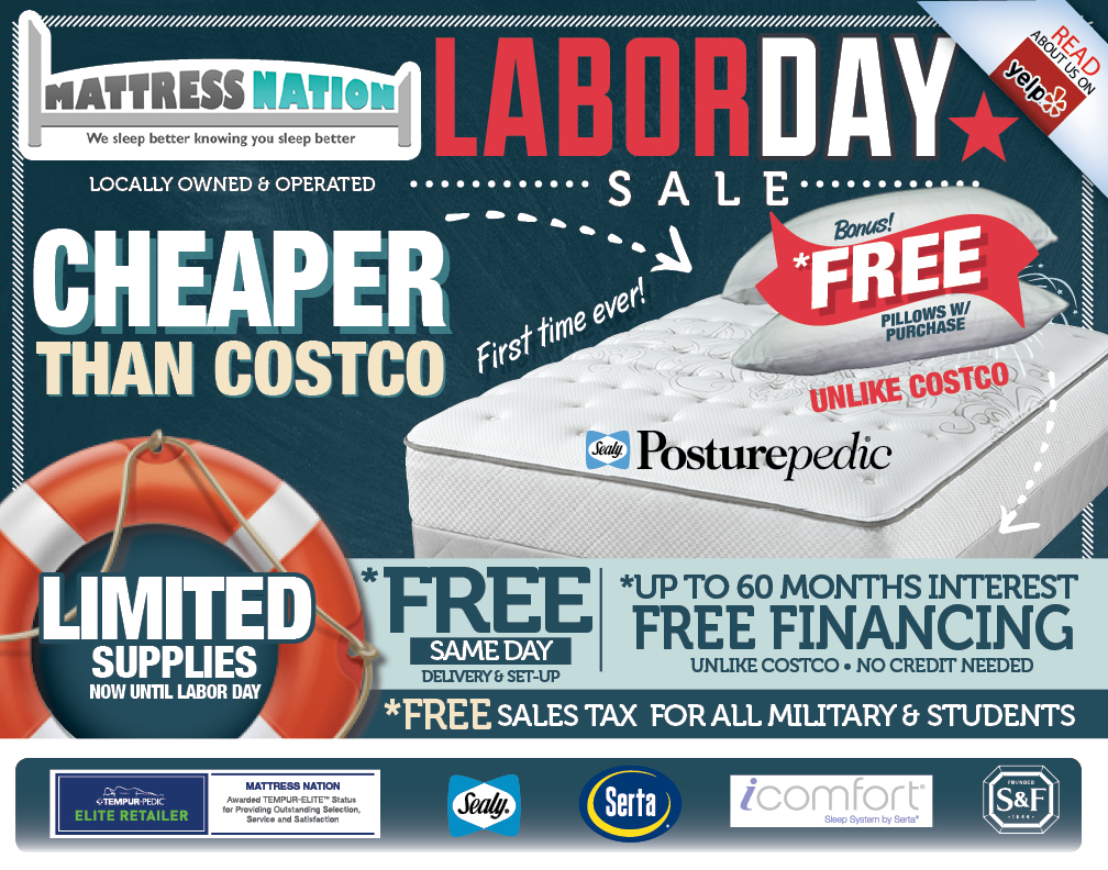 adjustable mattress sales labor day